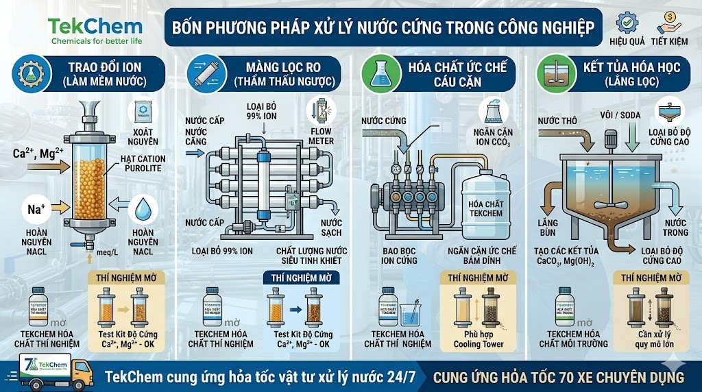 Cách Xử Lý Nước Cứng Trong Công Nghiệp Hiệu Quả Và Tiết Kiệm Nhất