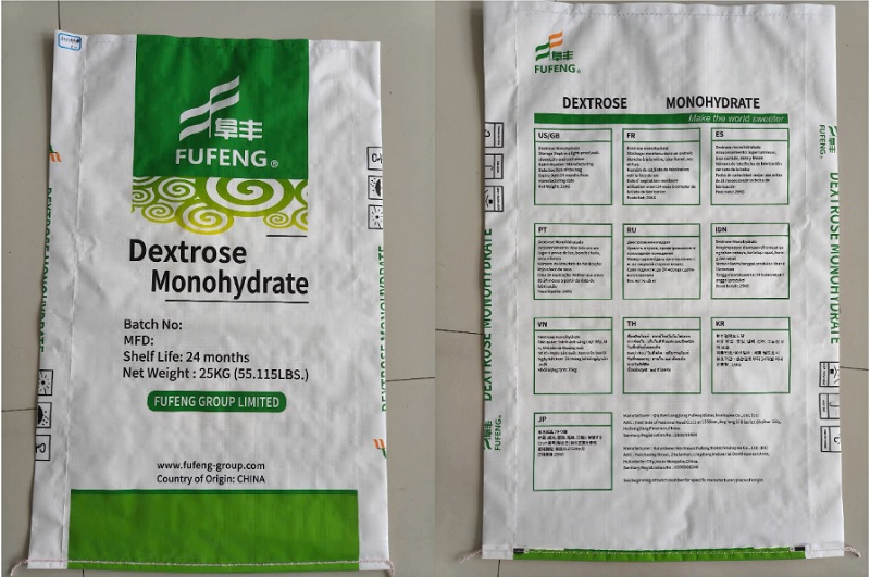 Bao bì Đường Dextrose Monohydrate C6H12O6 25kg/bao