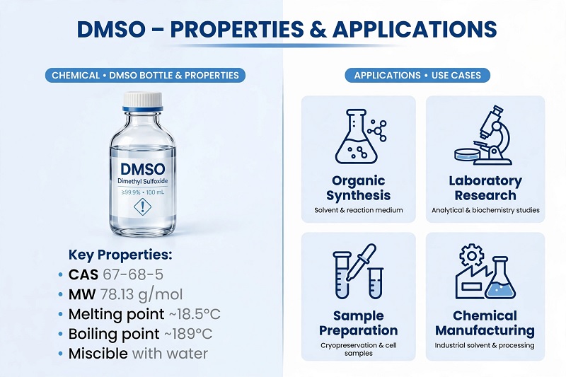 Tính chất và ứng dụng của dung môi DMSO