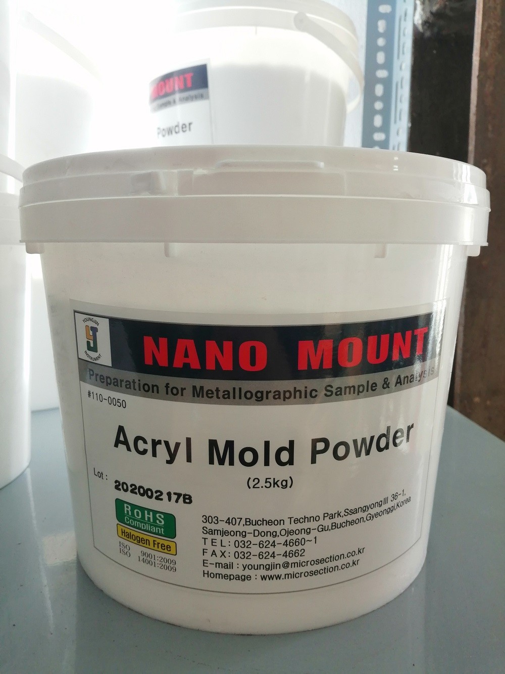 Bột đúc mẫu Acryl Mold Powder