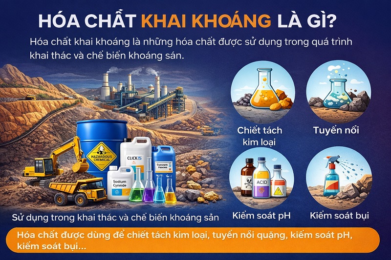 Hóa chất khai khoáng Tekchem
