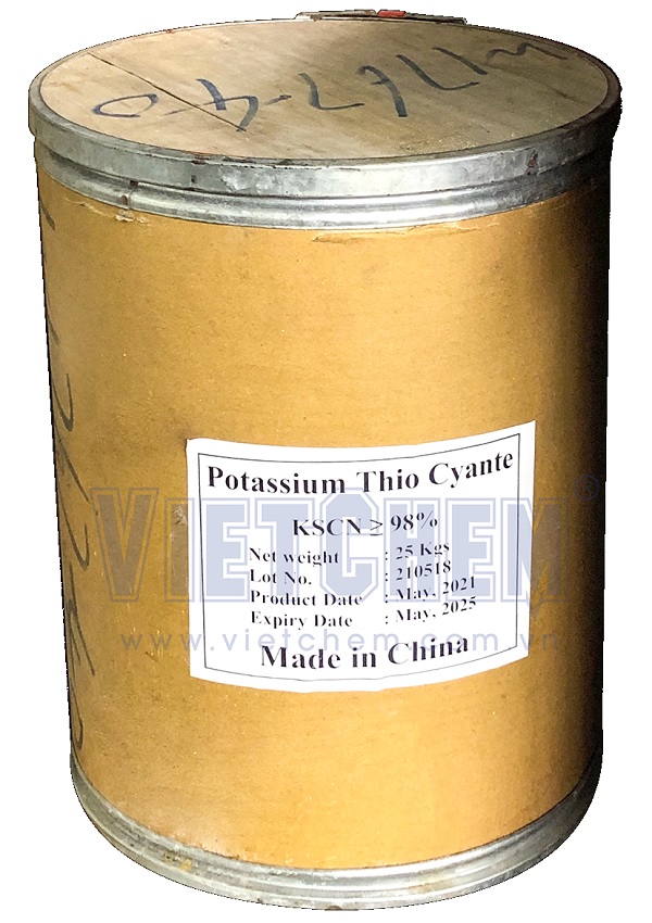 Potassium thiocyanate KSCN Trung Quốc 25kg 1 thùng