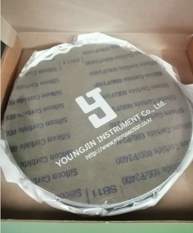 8” Disk Send Paper 800/P2400Grit PSA (50 sheet/ box), YoungJin