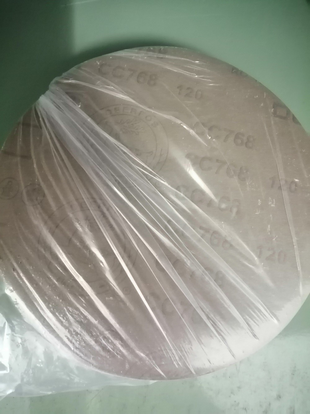 8” Disk Send Paper P120Grit Plain (100 sheet/ box) - YoungJin