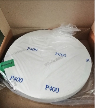 8” Disk Send Paper P400Grit PSA (100 sheet/ box), YoungJin