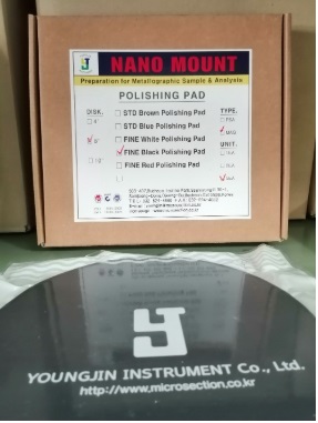 8" Mag-Fine Black Polishing Pad (5 EA/ bag), YoungJin