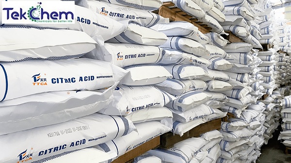 Acid citric anhydrous food grade C6H8O7