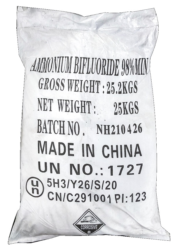 Ammonium bifluoride NH4HF2 99% Trung Quốc 25kg 1 bao