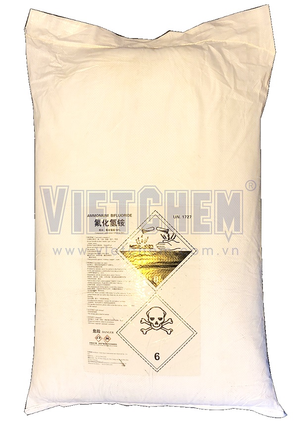 Ammonium bifluoride NH4HF2 99% Trung Quốc 25kg 1 bao