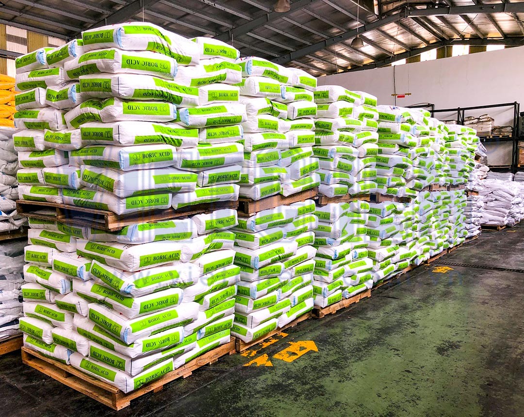 Boric acid H3BO3 99% Mỹ bao 25kg