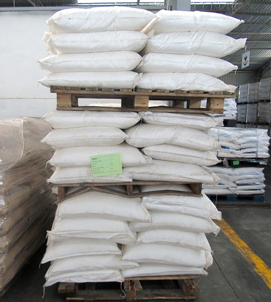 Bột talc Mg3Si4O10(OH)2 Trung Quốc 25kg 1 bao