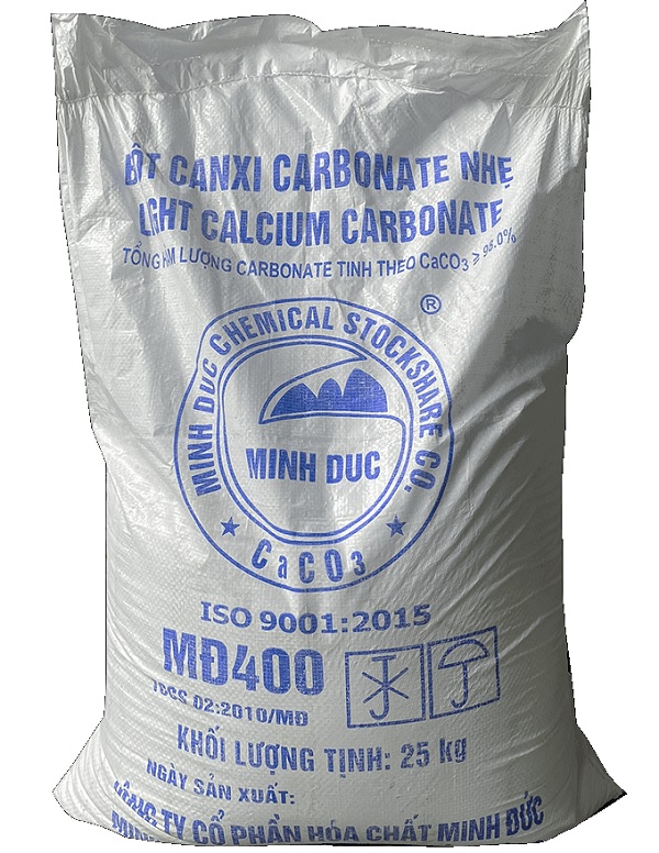 Calcium carbonate CaCO3 (bột đá) Việt Nam 25kg 1 bao