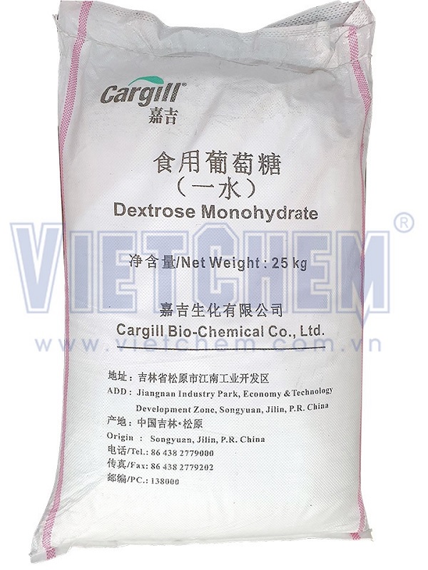 Dextro monohydrate C6H12O6 Trung Quốc 25kg 1 bao