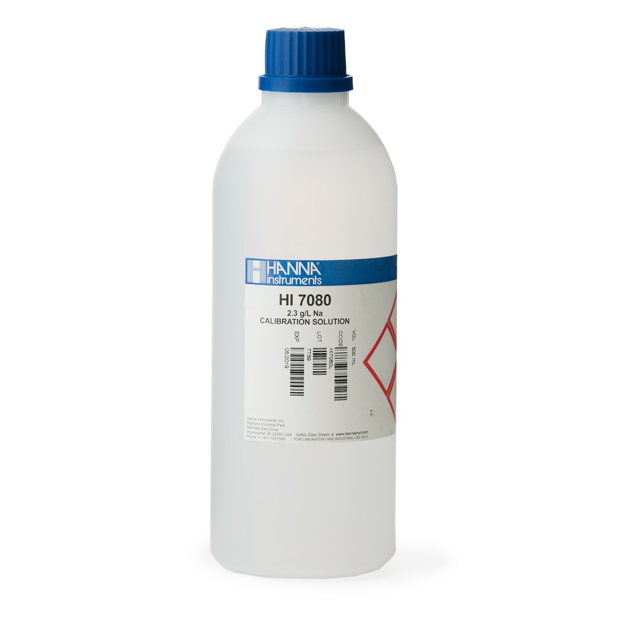 Dung dịch hiệu chuẩn Natri 2.3 g/l chai 500 mL HI7080L Hanna