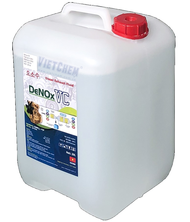 Dung dịch xử lý khí thải động cơ DeNox VC 20lit 1 can