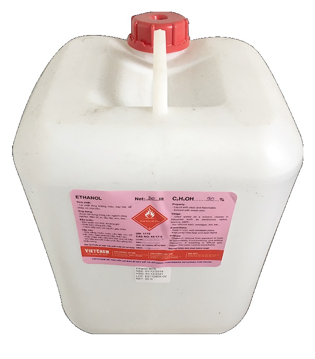 Ethanol 90% C2H5OH, Việt Nam, 20 lít/can 64175