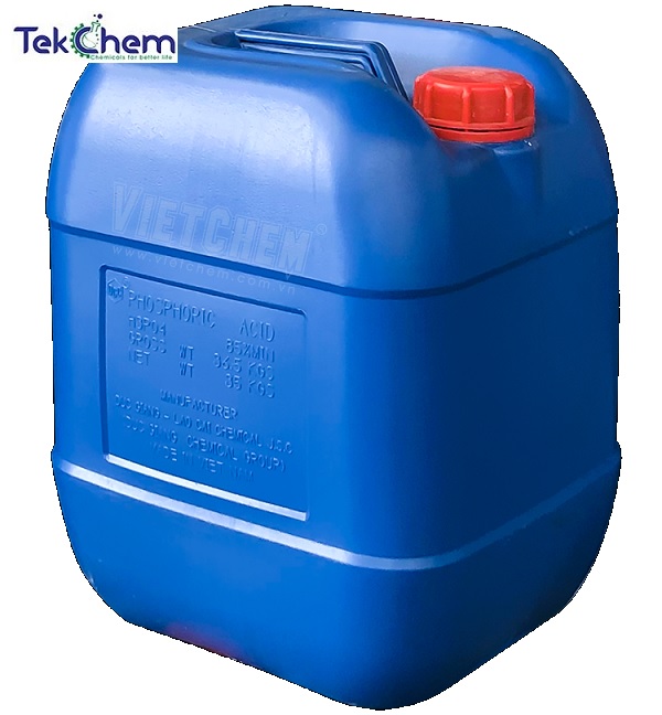 Photphoric acid Food Grade H3PO4 85%, Việt Nam, 35kg/can
