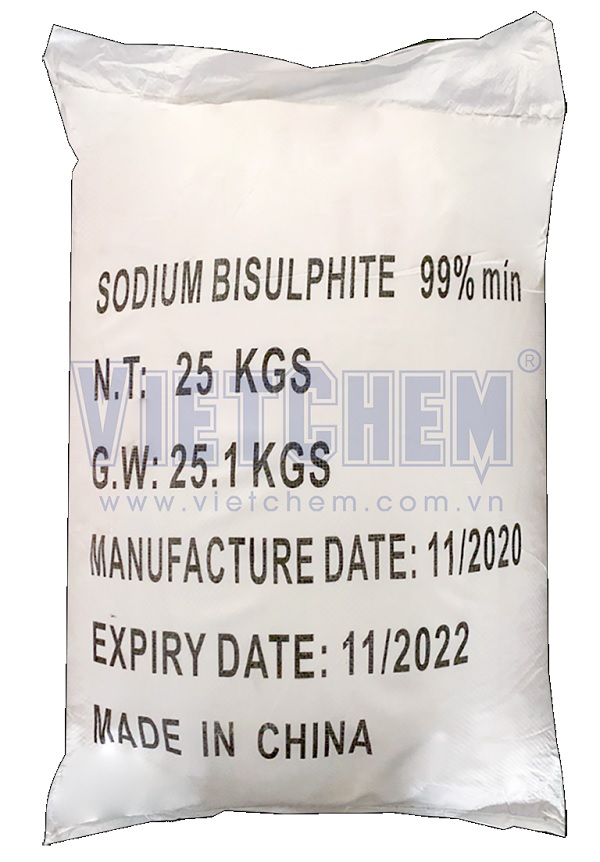 Sodium bisulphite NaHSO3 99% Trung Quốc 25kg 1 bao