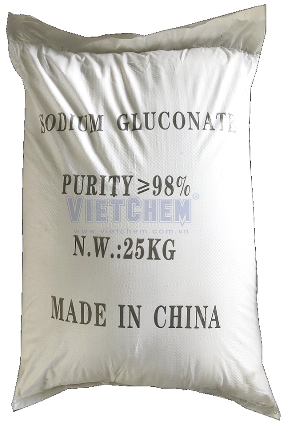 Sodium gluconate 98% min Trung Quốc 25kg 1 bao