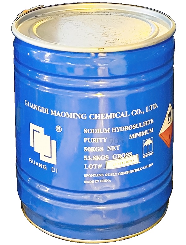 Sodium hydrosulfite (Tẩy đường) Na2S2O4 90% Trung Quốc 50kg 1 thùng