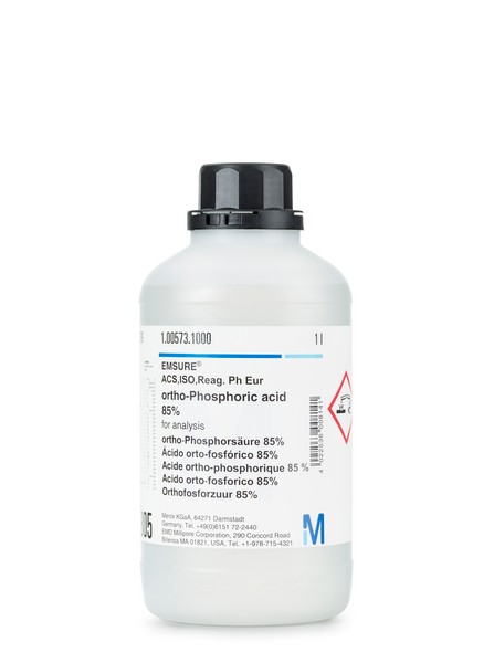 ortho-Phosphoric acid 85% for analysis EMSURE® ACS,ISO,Reag. Ph Eur-1000ml 1005731000