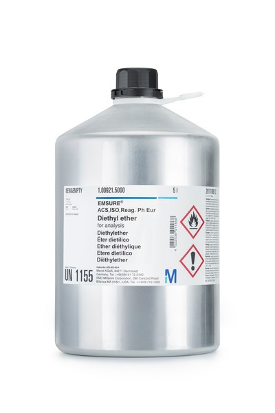 Diethyl ether for analysis EMSURE® ACS,ISO,Reag. Ph Eur-1000ml 1009211000