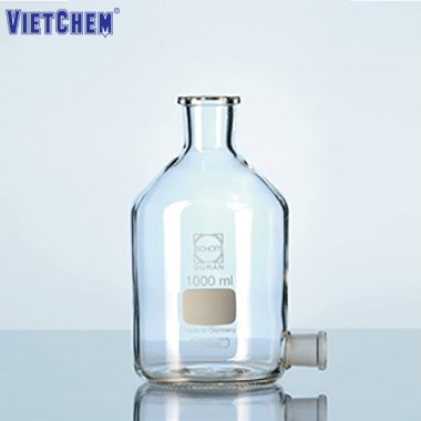Chai thủy tinh có vòi mài ở đáy, cổ không mài, không nút - Duran 2470144
