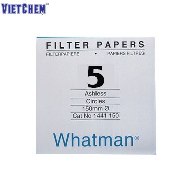 Giấy lọc định tính số 5 lỗ lọc 2.5µm - Whatman 1005025