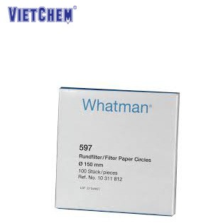 Giấy lọc định tính số 597 lỗ lọc 4-7µm – Whatman 10311809