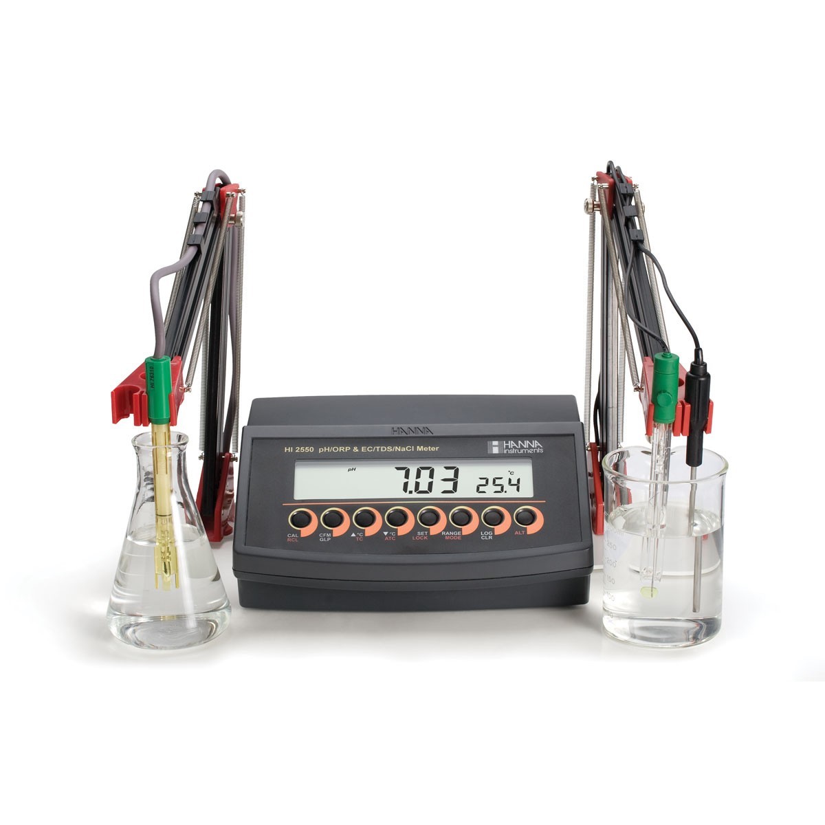 Máy Đo Đa Chỉ Tiêu pH/ORP/ISE và EC/TDS/Độ Mặn HI2550 HI2550-02