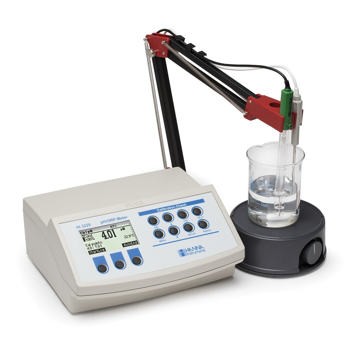 Máy đo pH/ORP/nhiệt độ để bàn HI3220 Hanna