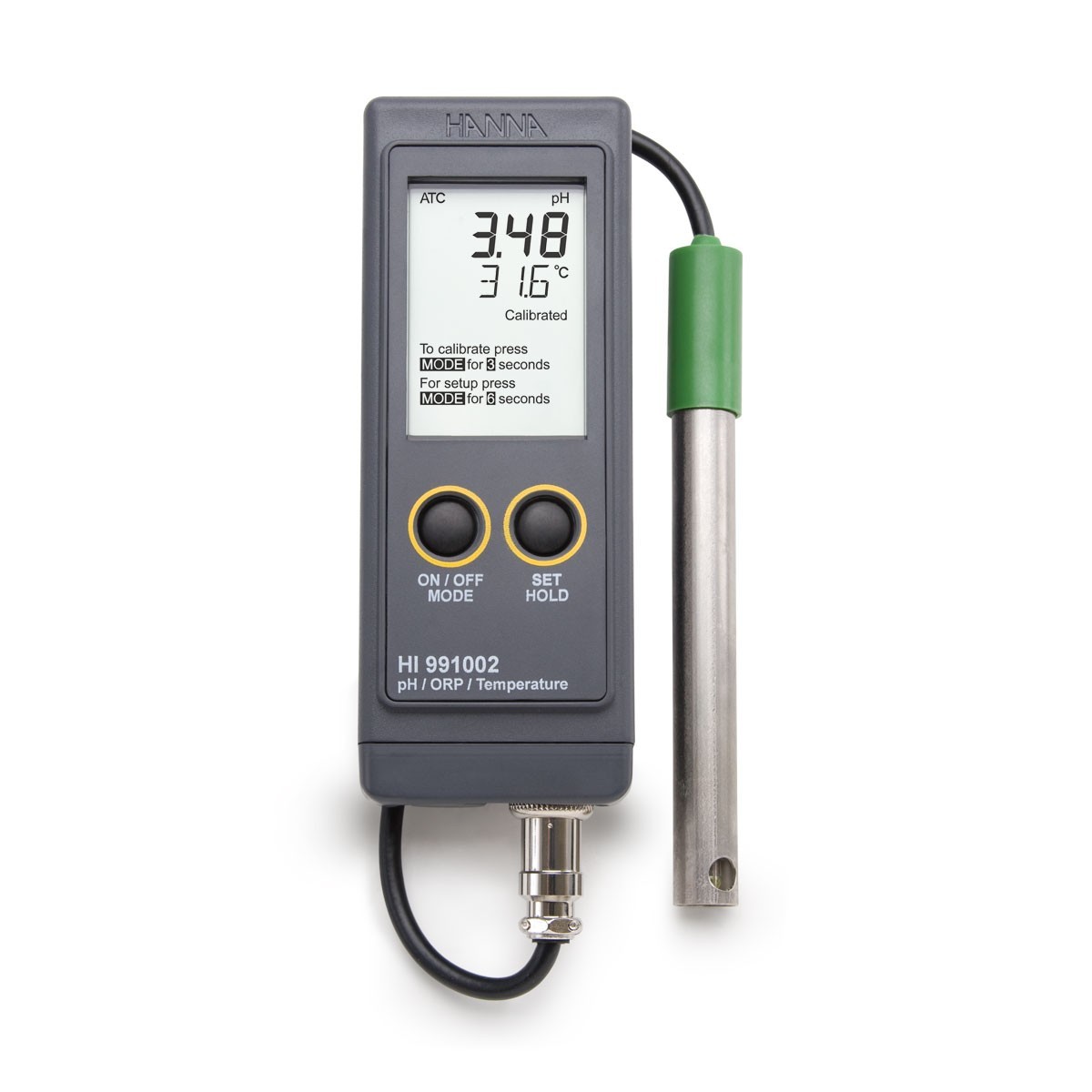 Máy Đo pH/ORP/Nhiệt Độ Chống Thấm Nước HI991002