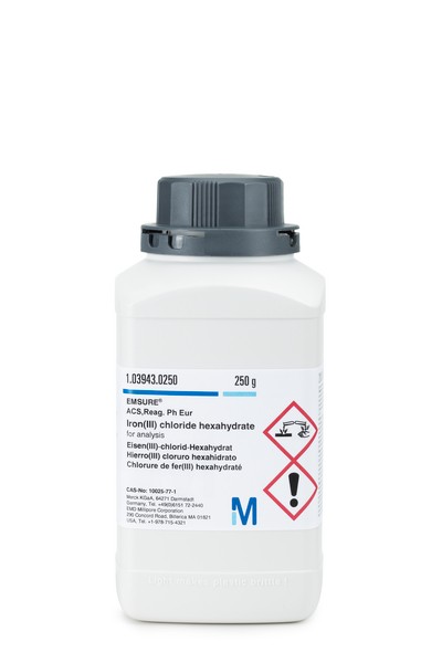 Iron(III) chloride hexahydrate for analysis EMSURE® ACS,Reag. Ph Eur-1000g 1039431000
