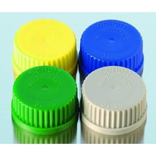 Nắp vặn xanh dương chai trung tính GL45 - Duran 292392809