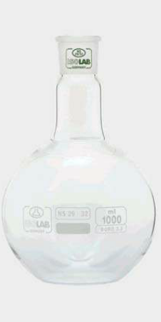 Bình cầu đáy bằng 500ml - Isolab-Đức 027.02.500