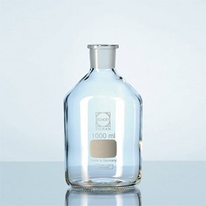 Chai thủy tinh trắng cổ mài MH, có nắp 100ml Schott- Đức 211652407