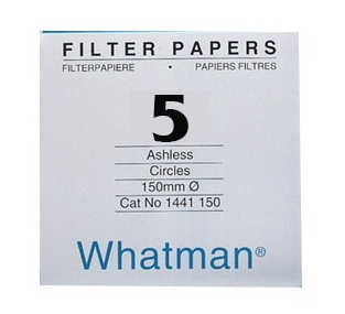 Giấy lọc định tính 5, chậm 2.5um, 55mm Whatman 1005-055
