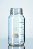 Chai trung tính cổ rộng GLS 80 500ml không nắp và vòng đệm Duran 1178392