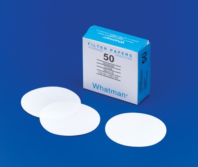 Giấy lọc định lượng 50, không tro, chậm 2.7um, 125mm Whatman 1450-125