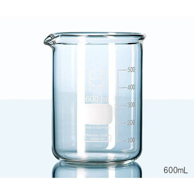 Cốc đốt thấp thành có mỏ, thành miệng dày 2000ml Duran 211076302