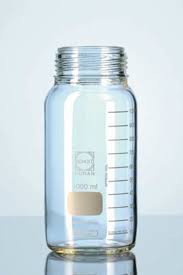 Chai trung tính cổ rộng GLS 80  250ml không nắp và vòng đệm Duran 218603607