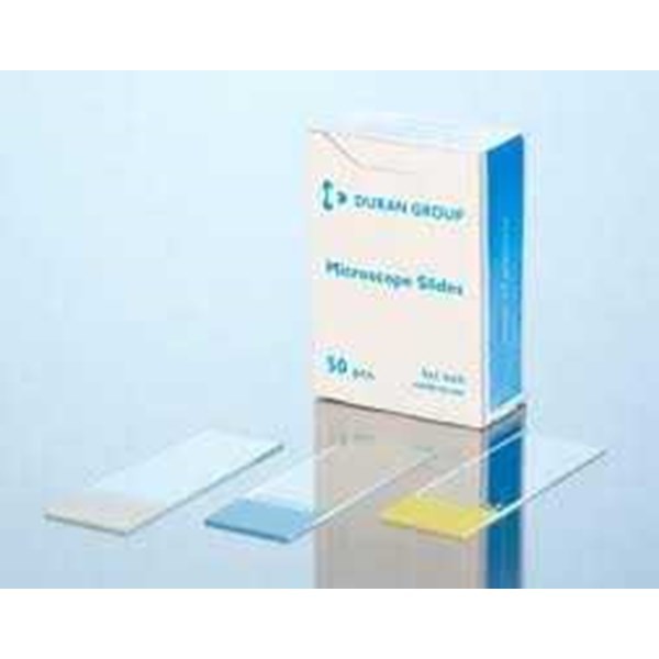 Lam kính 26x76 x1mm, mài cạnh góc 90°, trắng Duran. 235502108