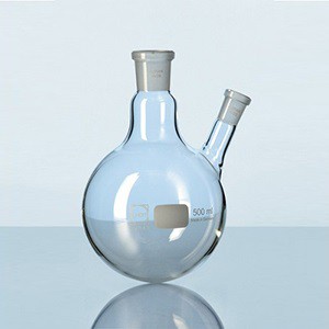 Bình cầu đáy tròn, 2 cổ NS24/29, 14/23 100ml Duran 241832604