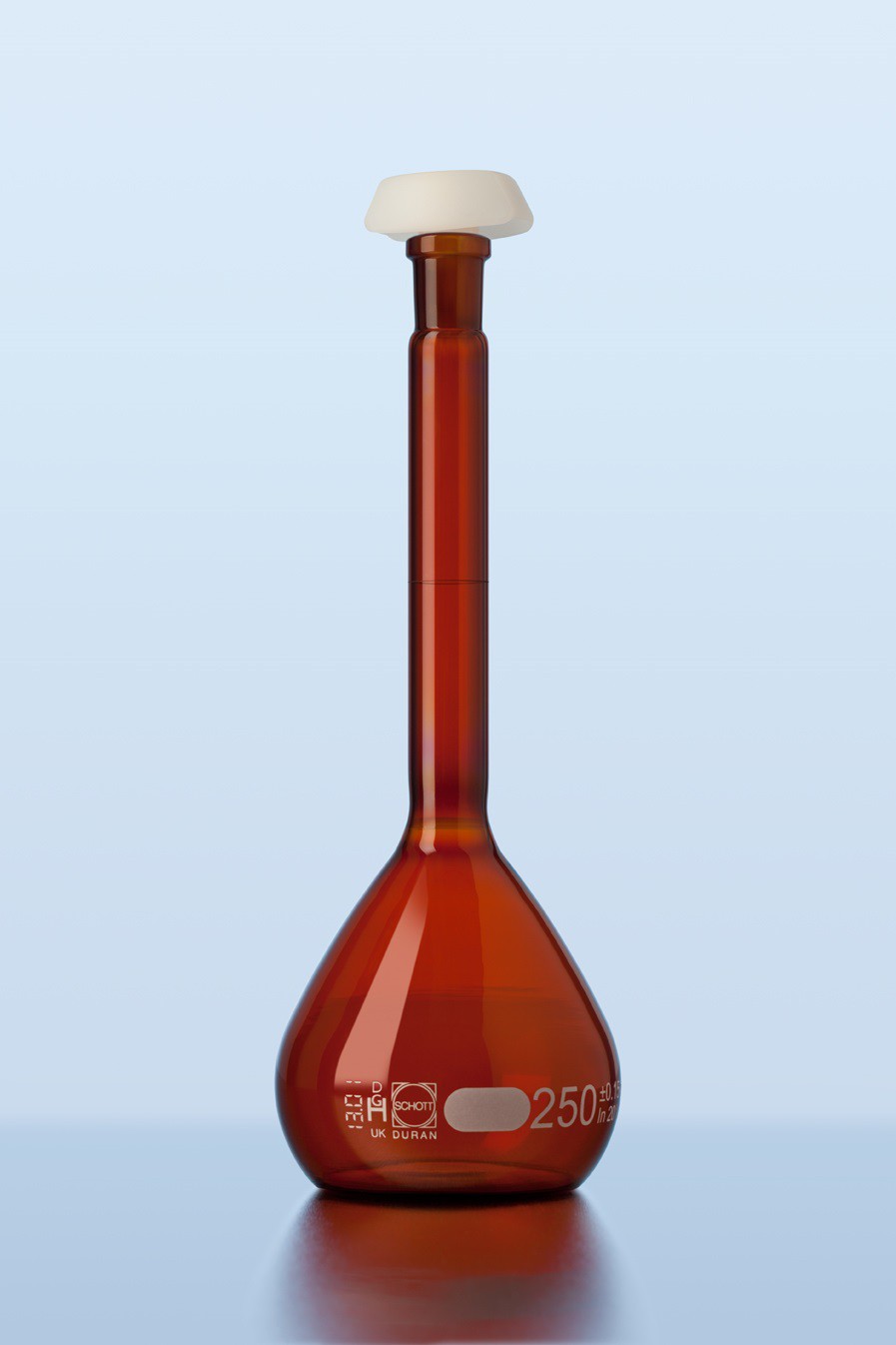 Bình định mức nâu  A, 2000ml Duran 246766357