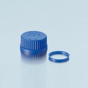 Nắp vặn xanh dương chai trung tính GL32 Duran 292391907