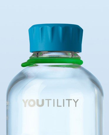 Vòng thẻ cao su cho chai trung tính màu xanh lá cây Duran 292432842