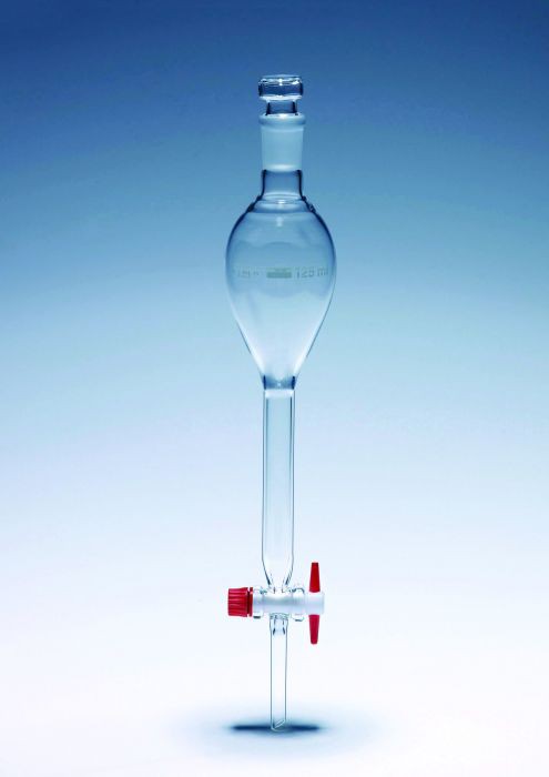 Phễu chiết cuống dài, khóa PTFE  500ml PYREX 443054N