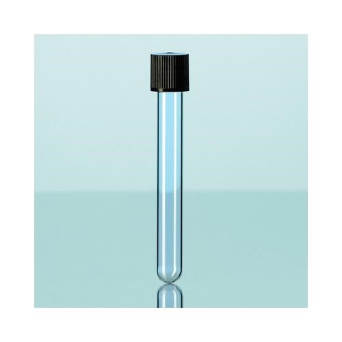 Ống nghiệm có nắp vặn đen, 16x100mm, 12ml, GL18 Duran 231751459