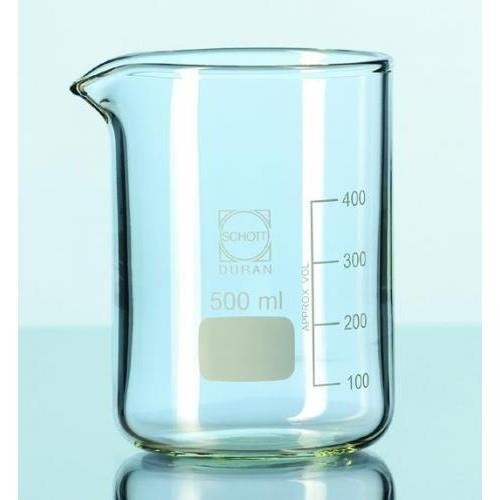 Cốc đốt thành dày có mỏ 1000ml Duran 211315406