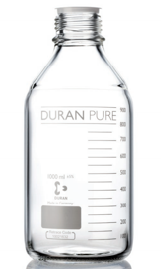 Chai trung tính, GL 45, DURAN PURE, 5000ml, có nắp che bụi Duran 818017301